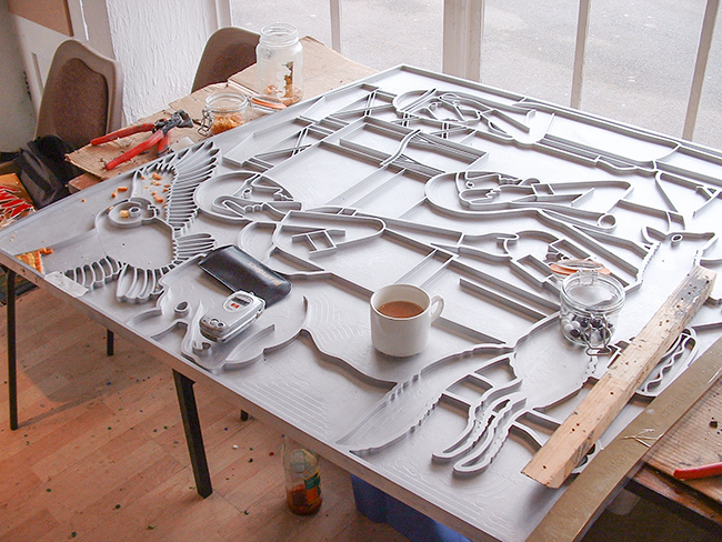 A panel ready for working A panel ready for working