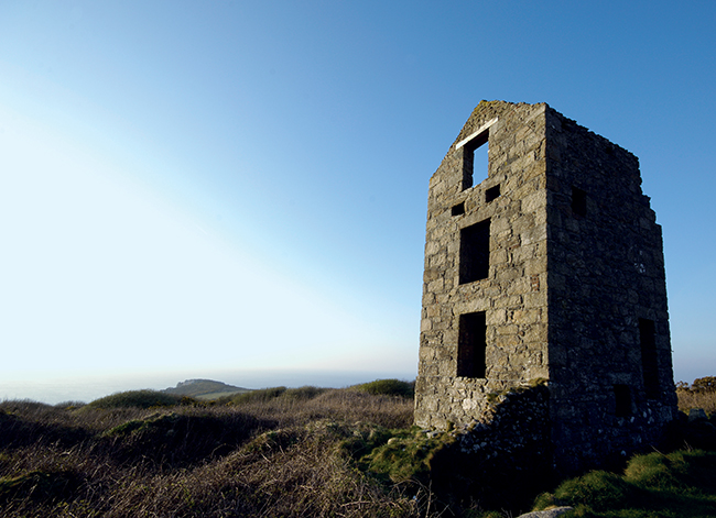 Abandoned tin mine, St Just