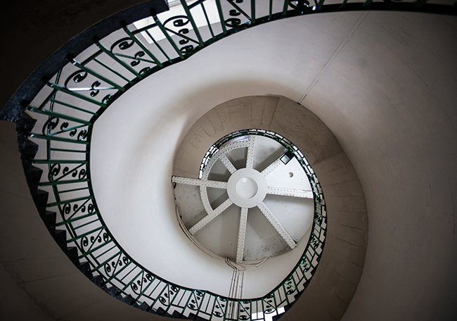 Staircase, Dungeness Lighthouse