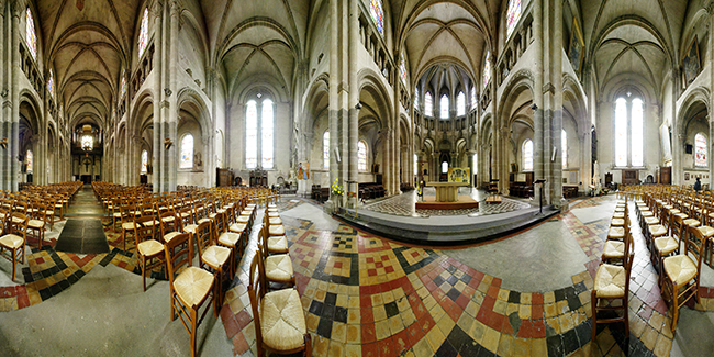 Church at Ferte Mace, France