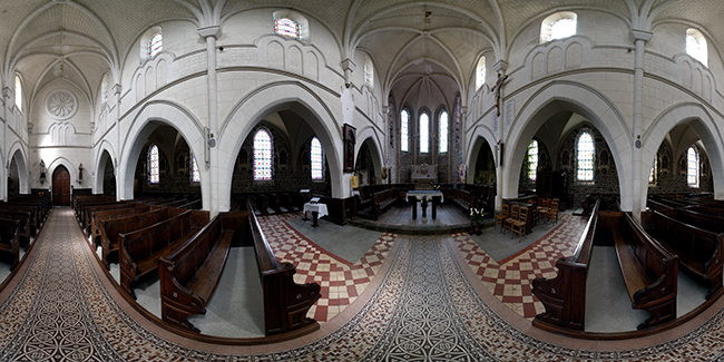 Church at Sauvagere, France